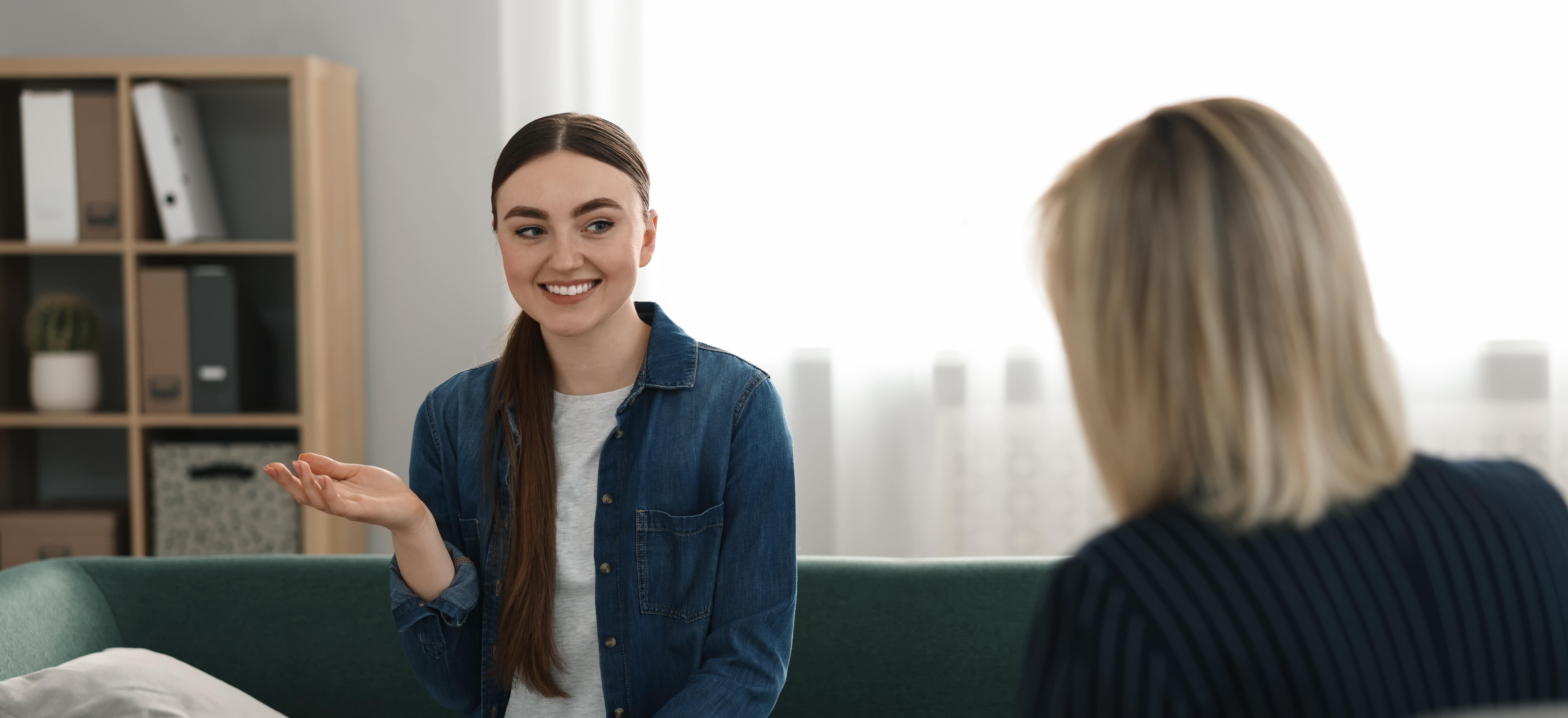 A woman enjoys an individual treatment session during kentucky therapy.