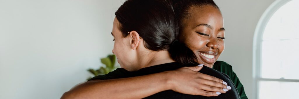  Two women comfort eachother during benzodiazepines rehab kentucky